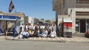 موظفوا الحج يواصلون احتجاجاتهم للمطالبة بـإقالة عامر