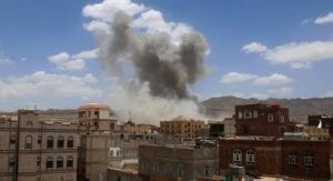 سكان : التحالف يعاود قصف صنعاء