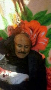 الصور الاولية التى تؤكد مصرع الرئيس السابق صالح فى صنعاء
