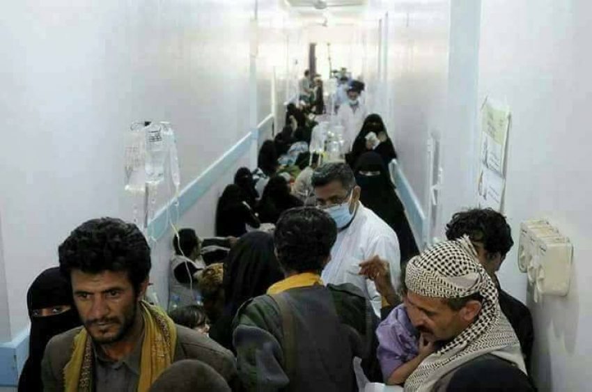 عدد الإصابات بالكوليرا في اليمن خلال 9 أشهر