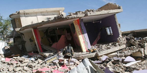 العفو الدولية: استخدام قنبلة أمريكية في قصف منزل بتعز