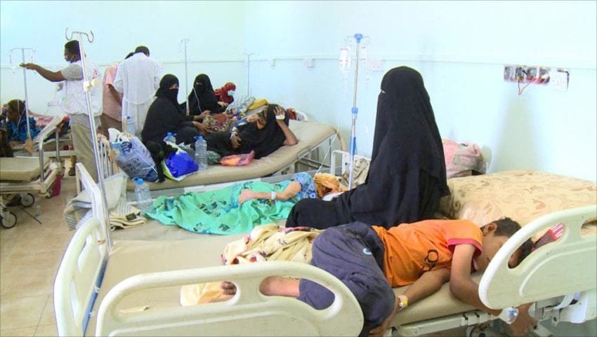 إصابة 30 شخصاً بالكوليرا في مدينة عدن