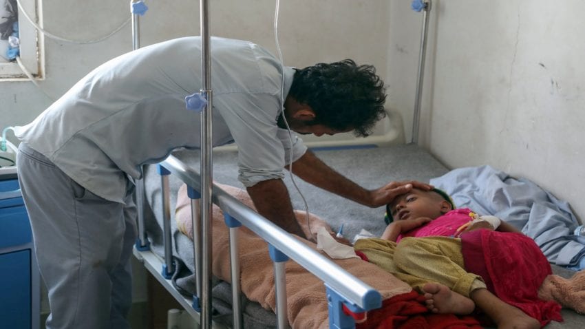87 الف بلاغ عن أمراض في اليمن خلال عام الجاري