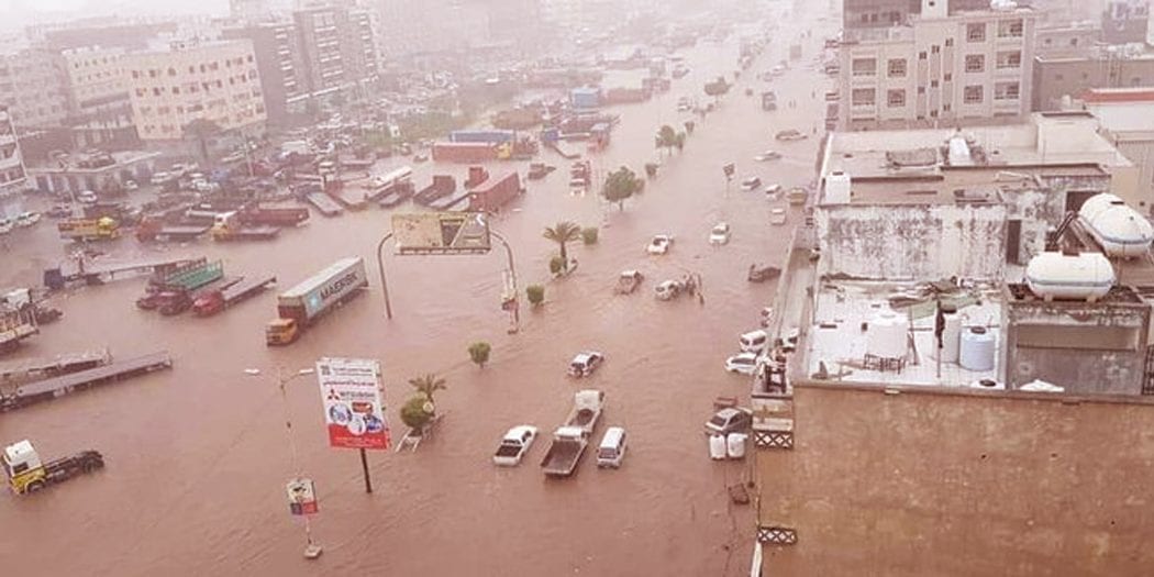 وفيات جراء سيول الأمطار في مأرب