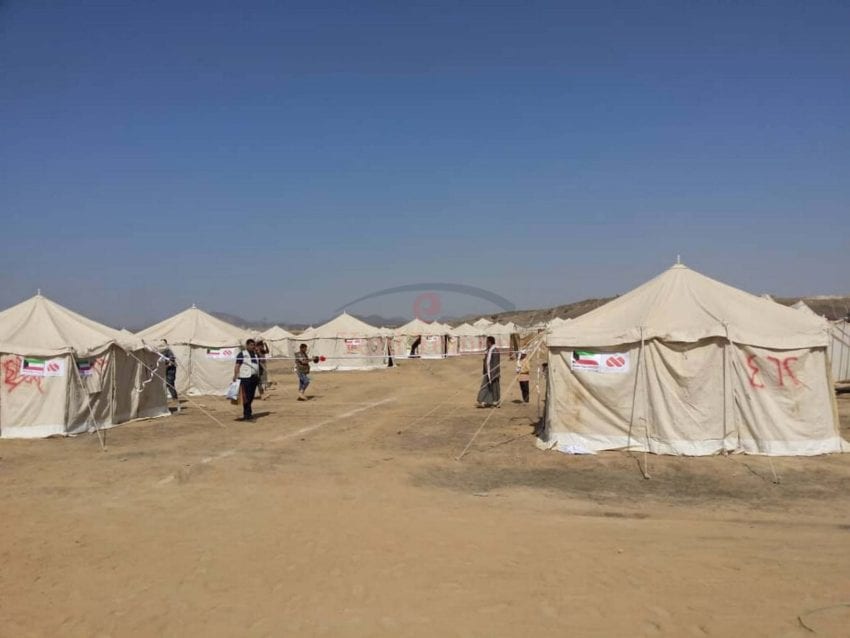 656 مخيمًا للنازحين داخل اليمن