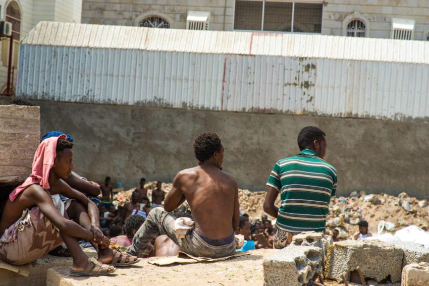 إجلاء مهاجرين أفارقة من اليمن