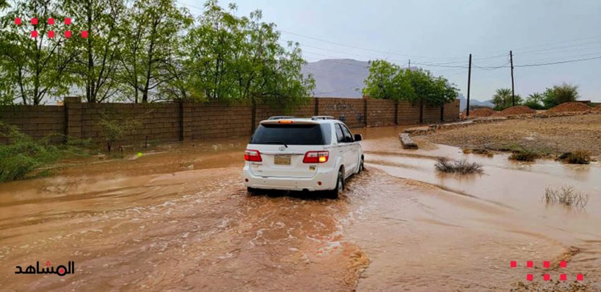 توقعات باستمرار هطول الأمطار في عدة محافظات يمنية