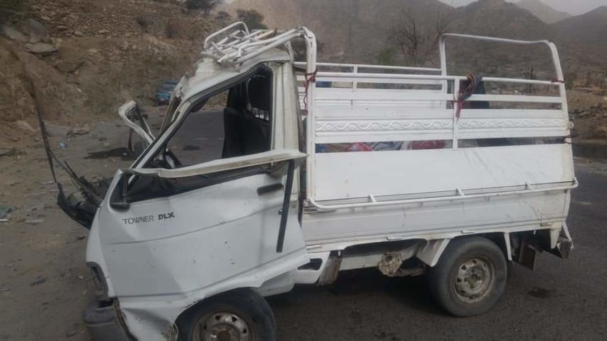 16 قتيلا ومصابًا نتيجة حادث مروري شمال لحج