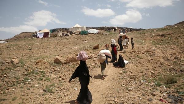 نزوح 23 أسرة يمنية خلال أسبوع
