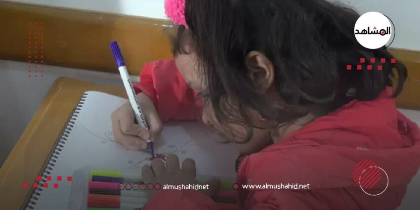 مبادرة فنية لإكتشاف مواهب الأطفال النازحين بمأرب