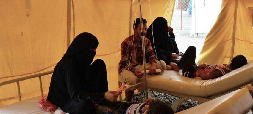 حالات جديدة للكوليرا في اليمن في 2024