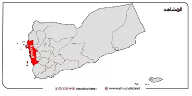 خريطة محافظة الحديدة